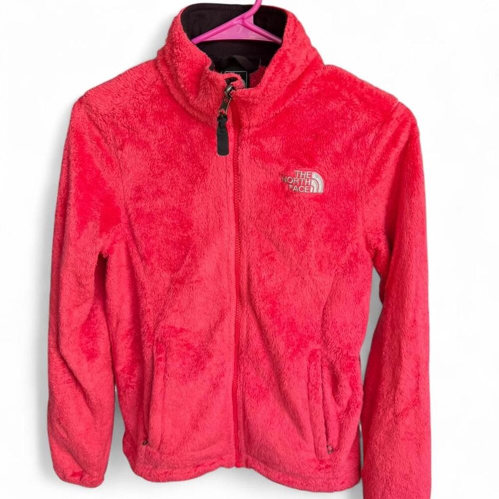 The North Face Women's Hot Coral Full Zip Fleece XS